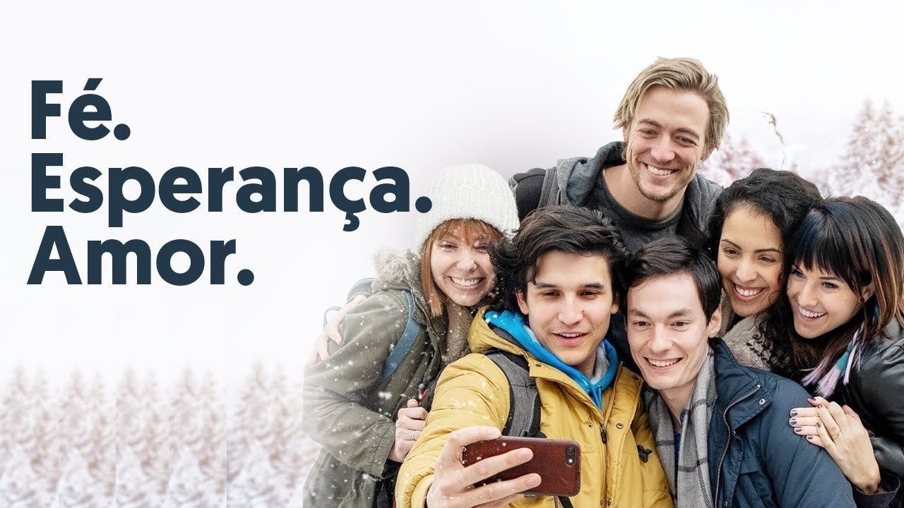 Fé. Esperança. Amor. backdrop