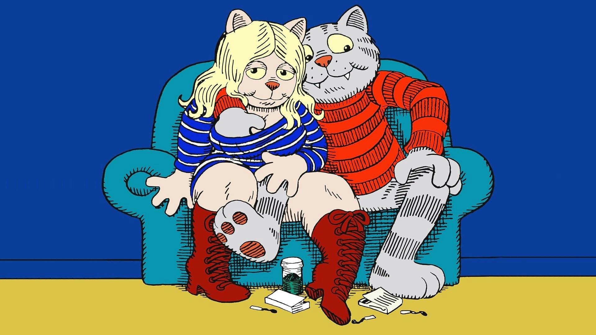 O Gato Fritz backdrop