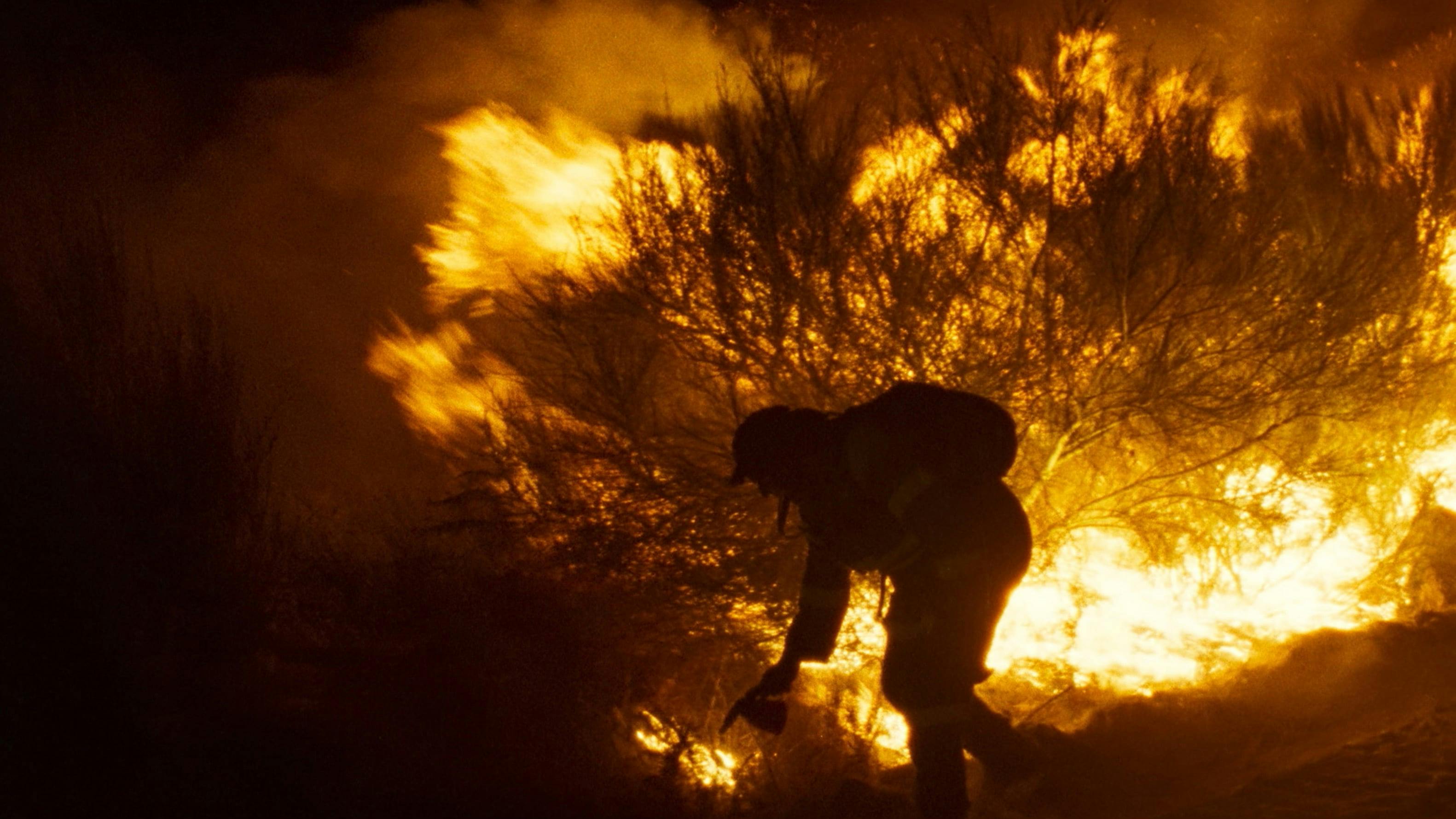 O que arde backdrop
