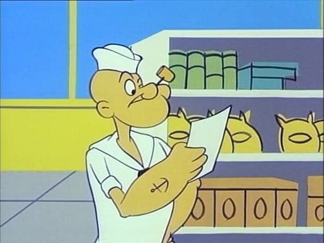 O Marinheiro Popeye - episódio 1x120