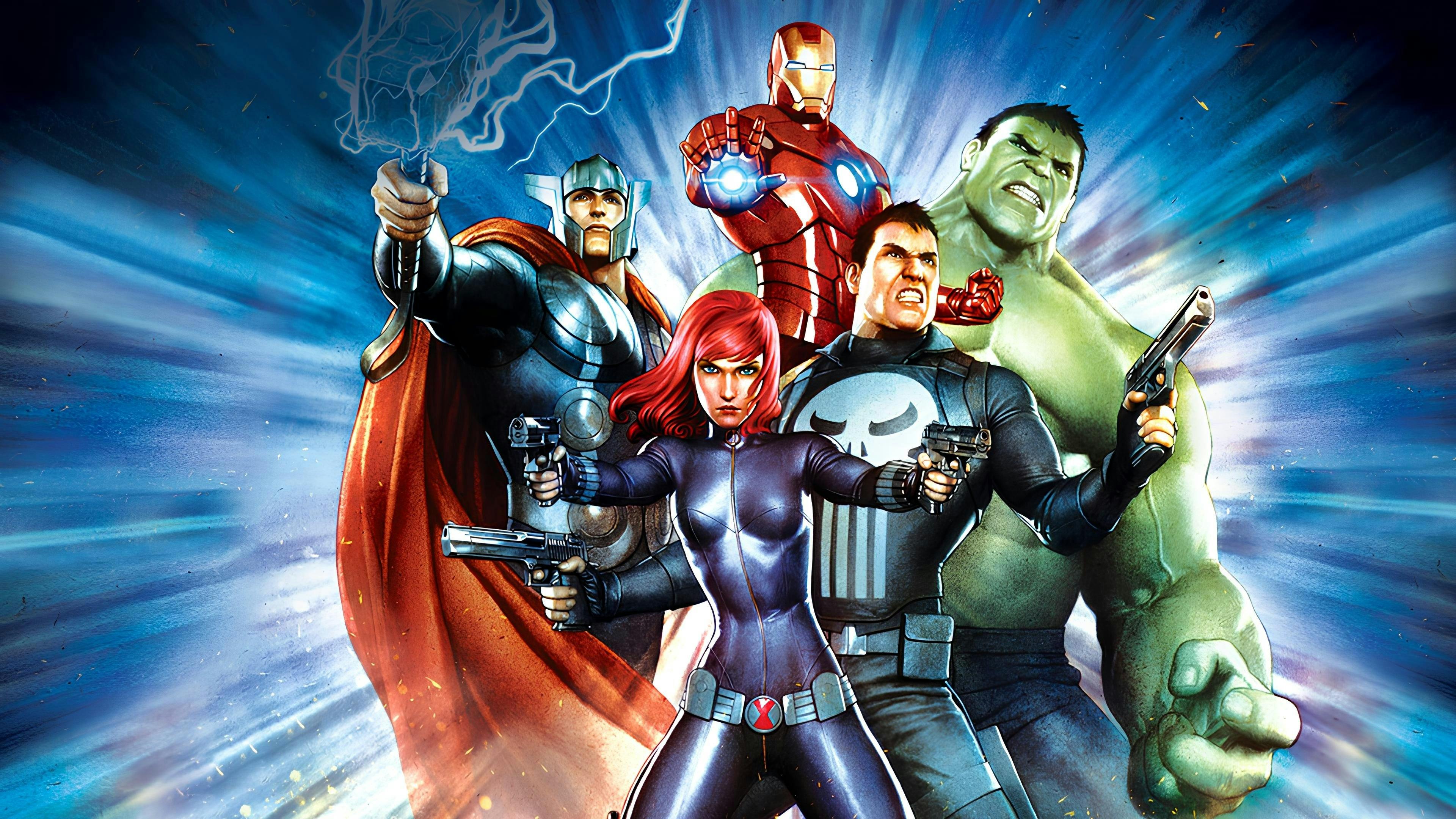 Os Vingadores Confidencial: Viúva Negra & Justiceiro backdrop