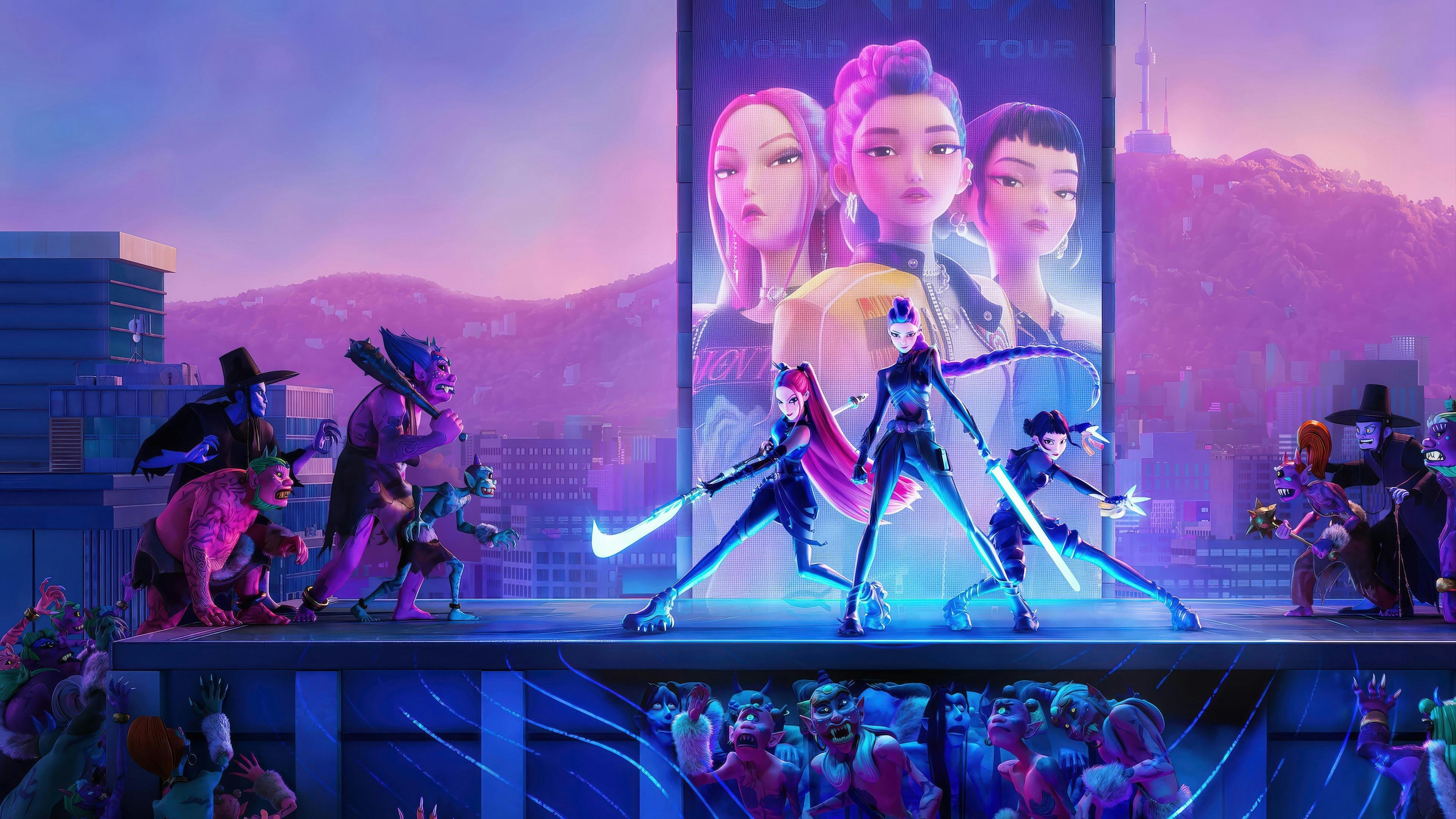 Guerreiras do K-Pop backdrop