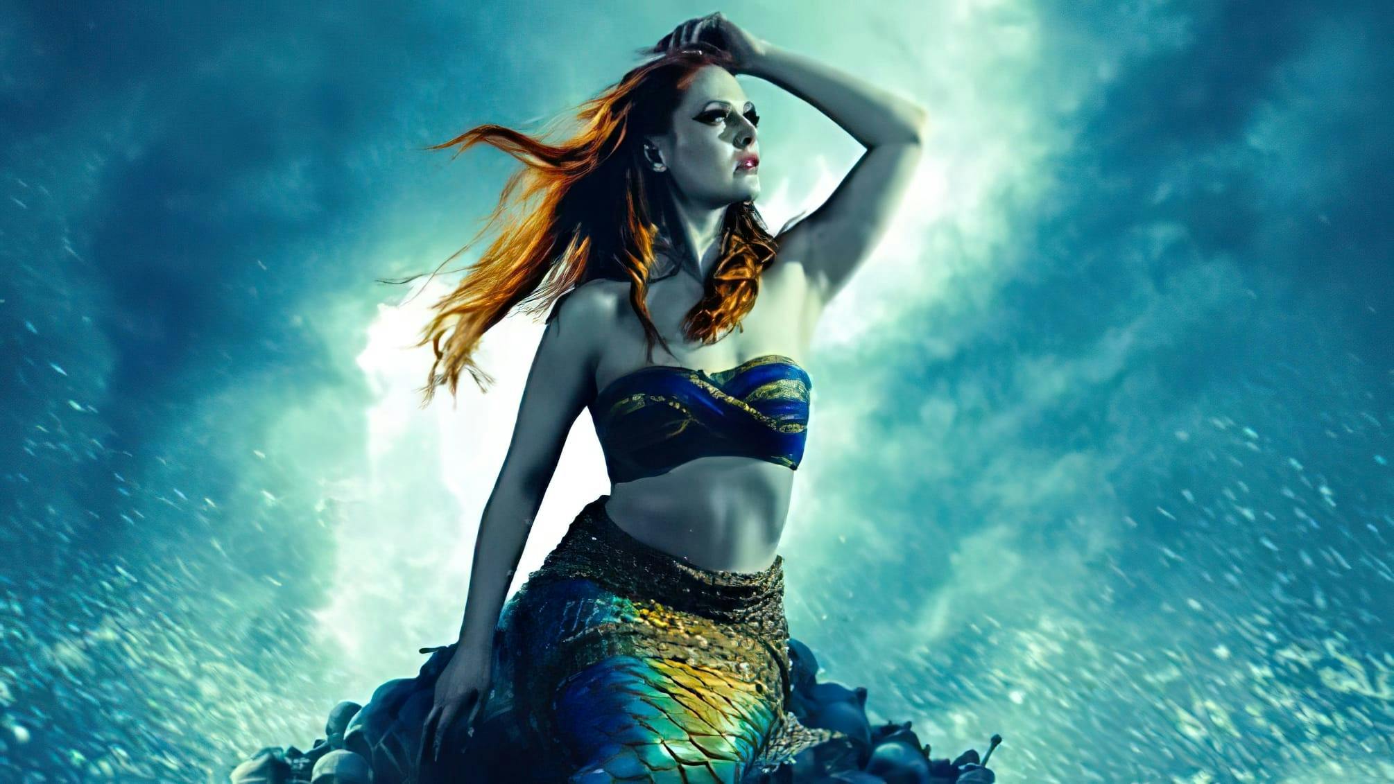 The Little Mermaid backdrop