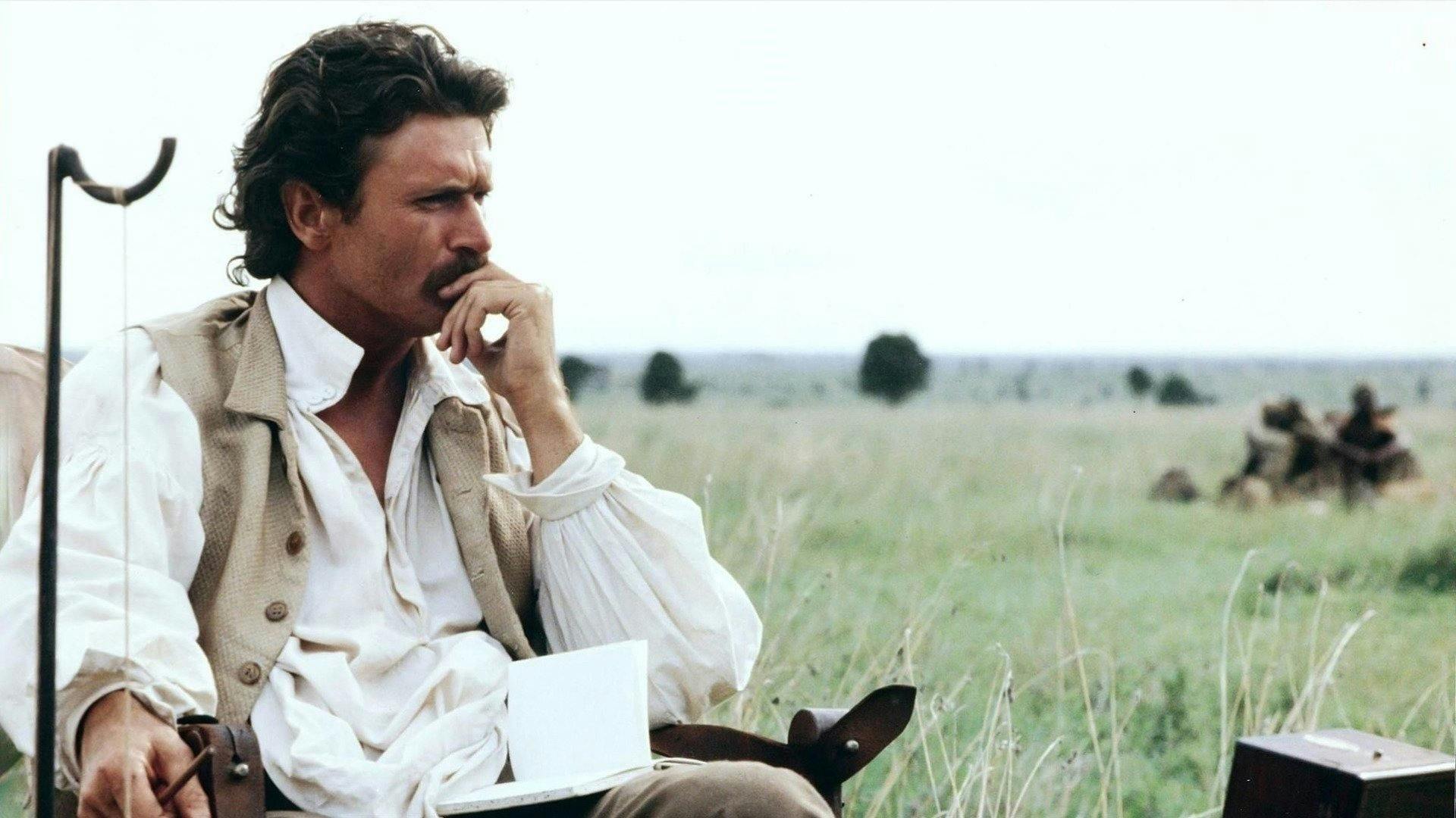 As Montanhas da Lua backdrop