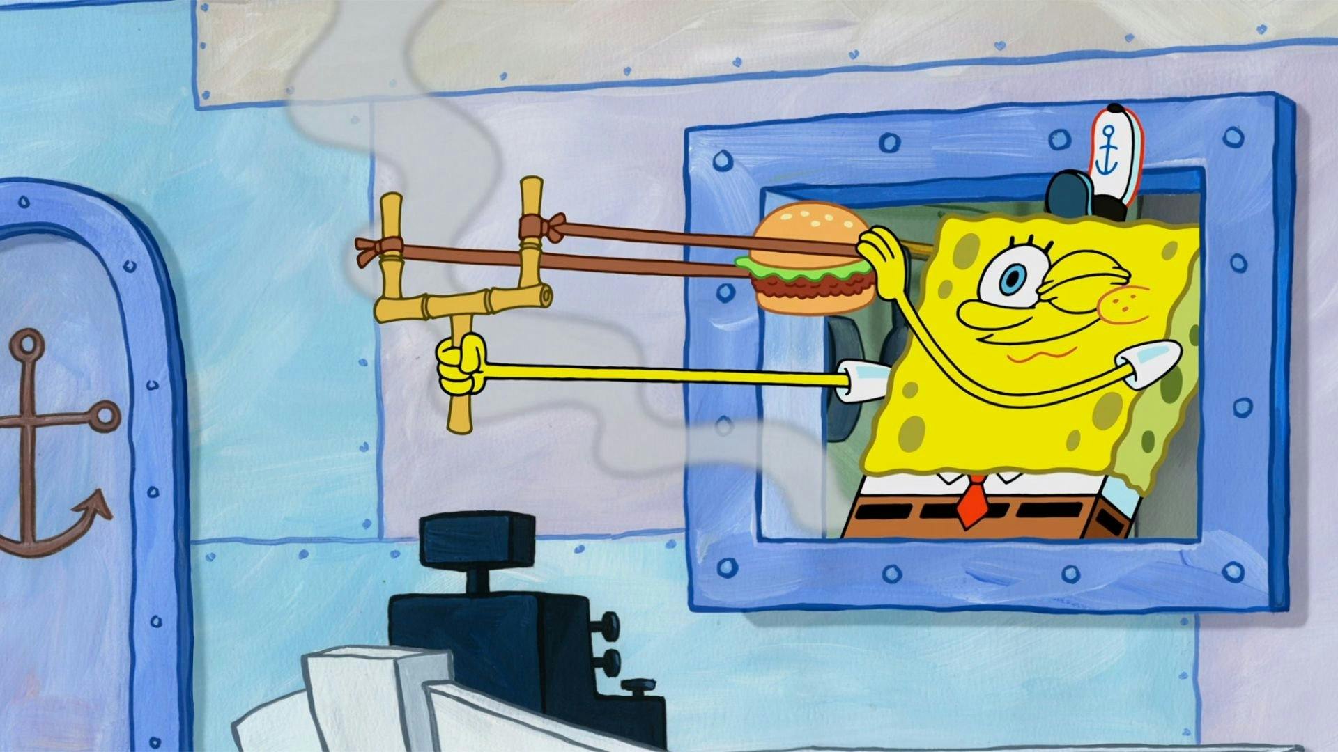 Bob Esponja Calça Quadrada