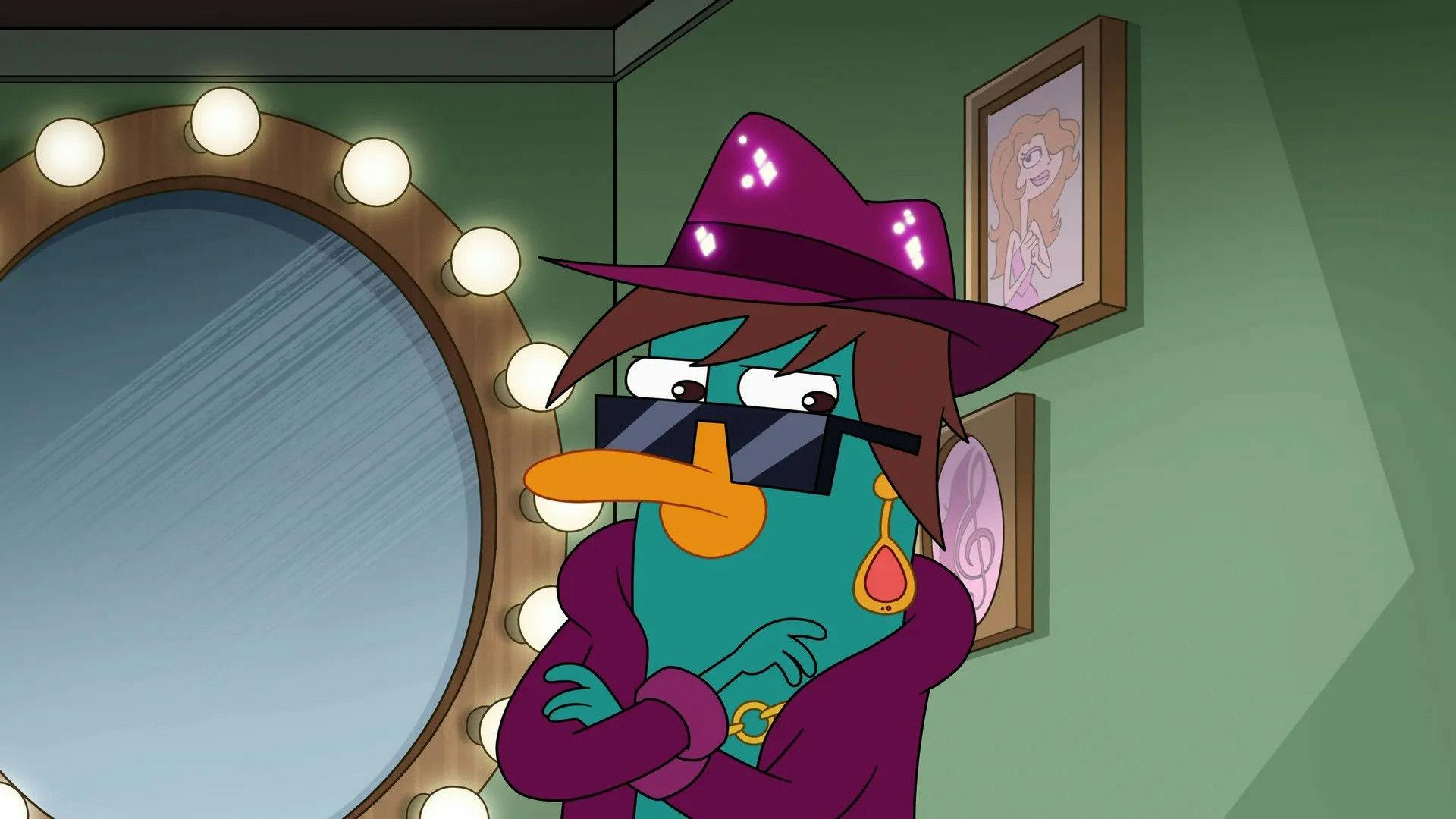 Agent P, Under C backdrop