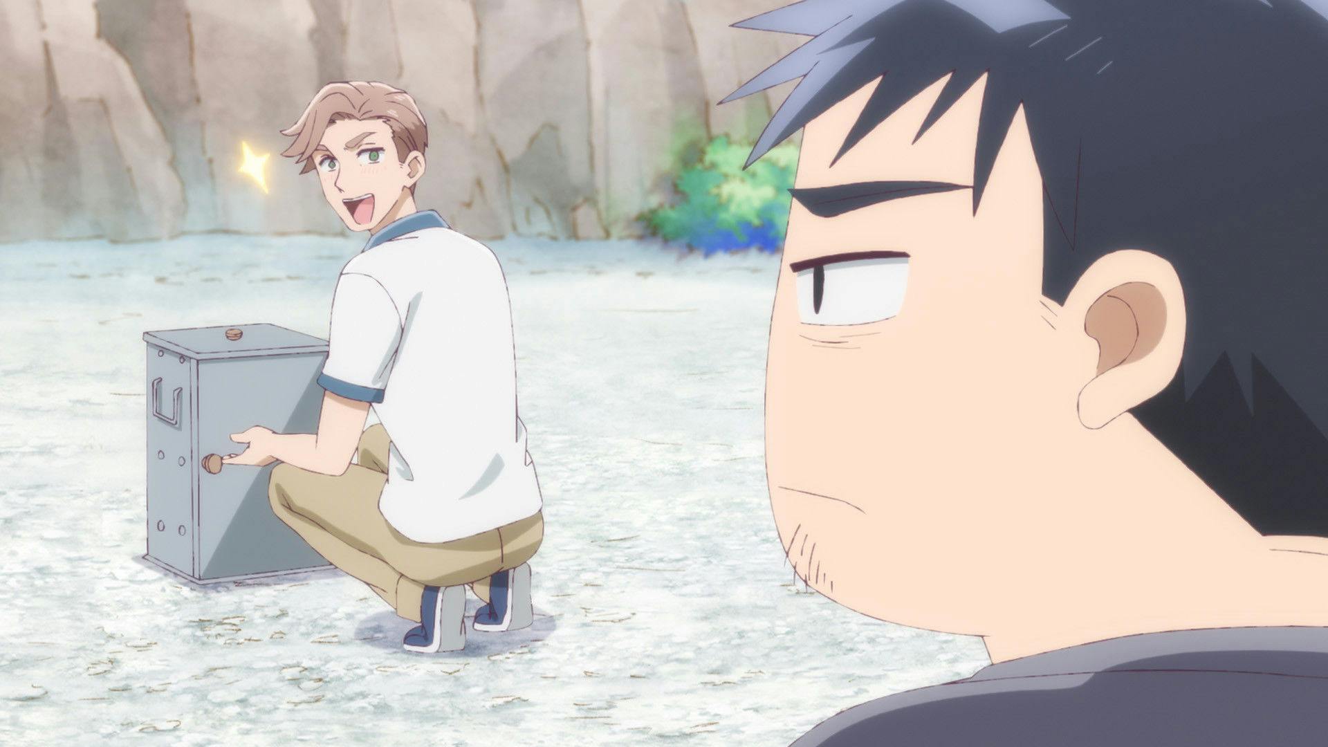 The Invisible Man and His Soon-to-Be Wife backdrop