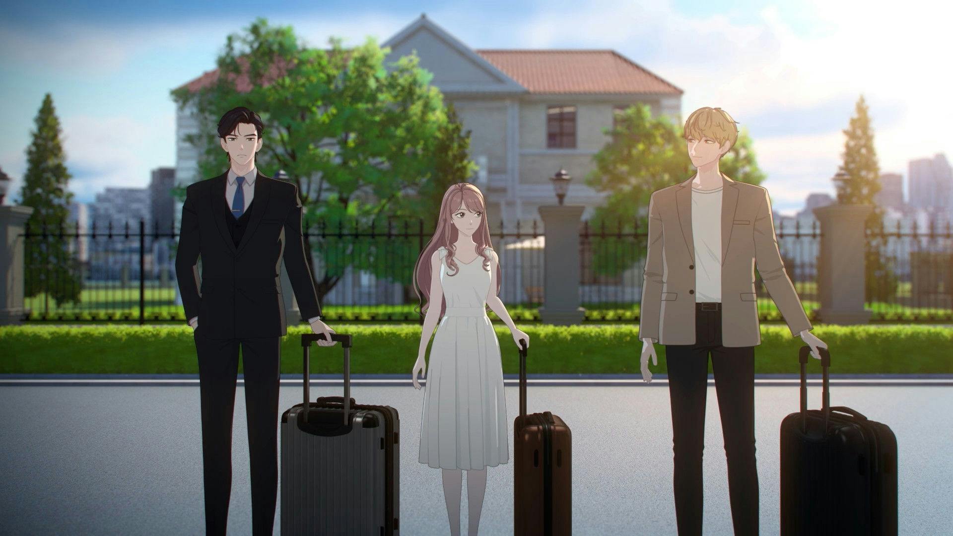 Renascida como Gata backdrop