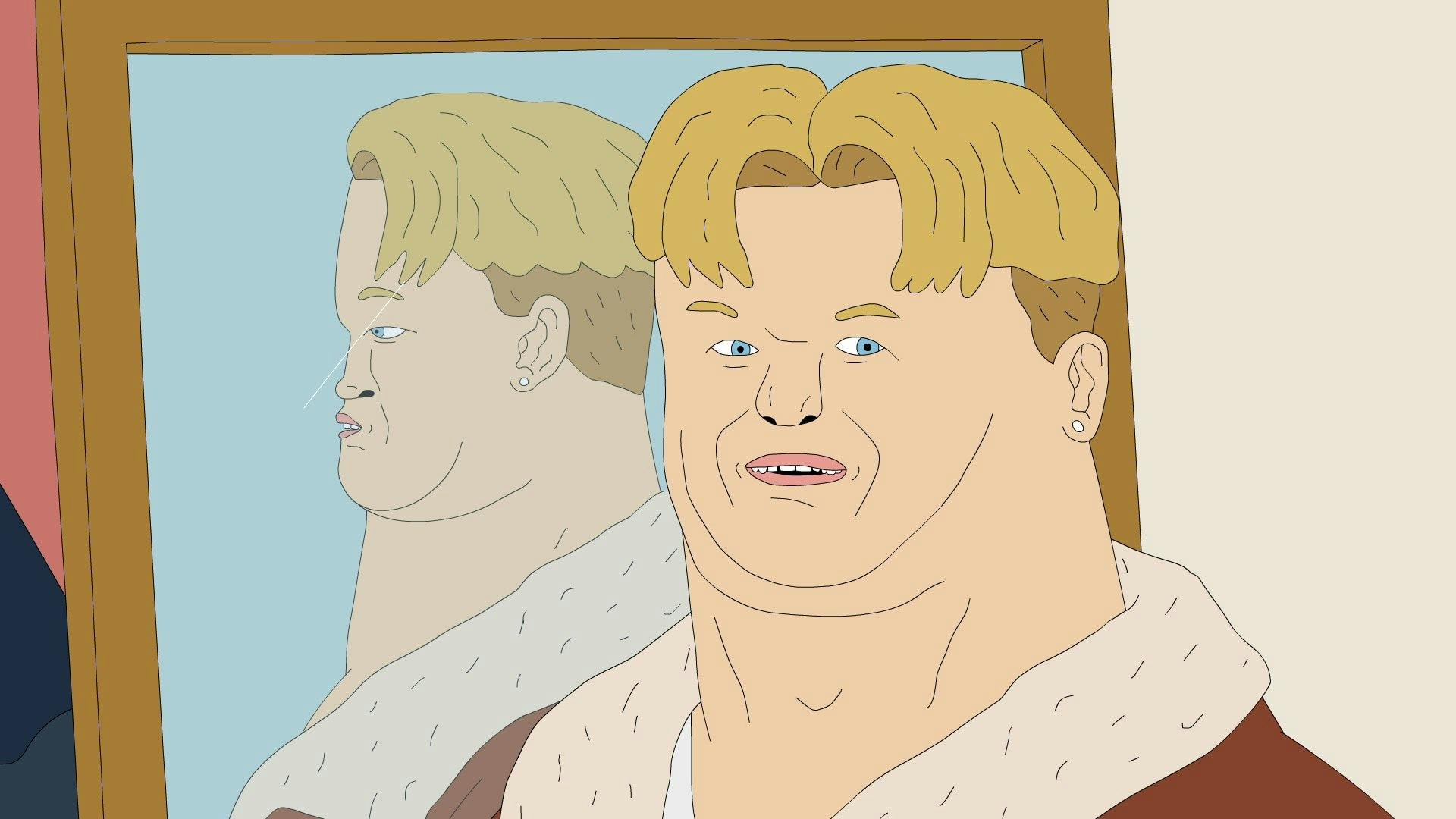 Haha, You Clowns backdrop