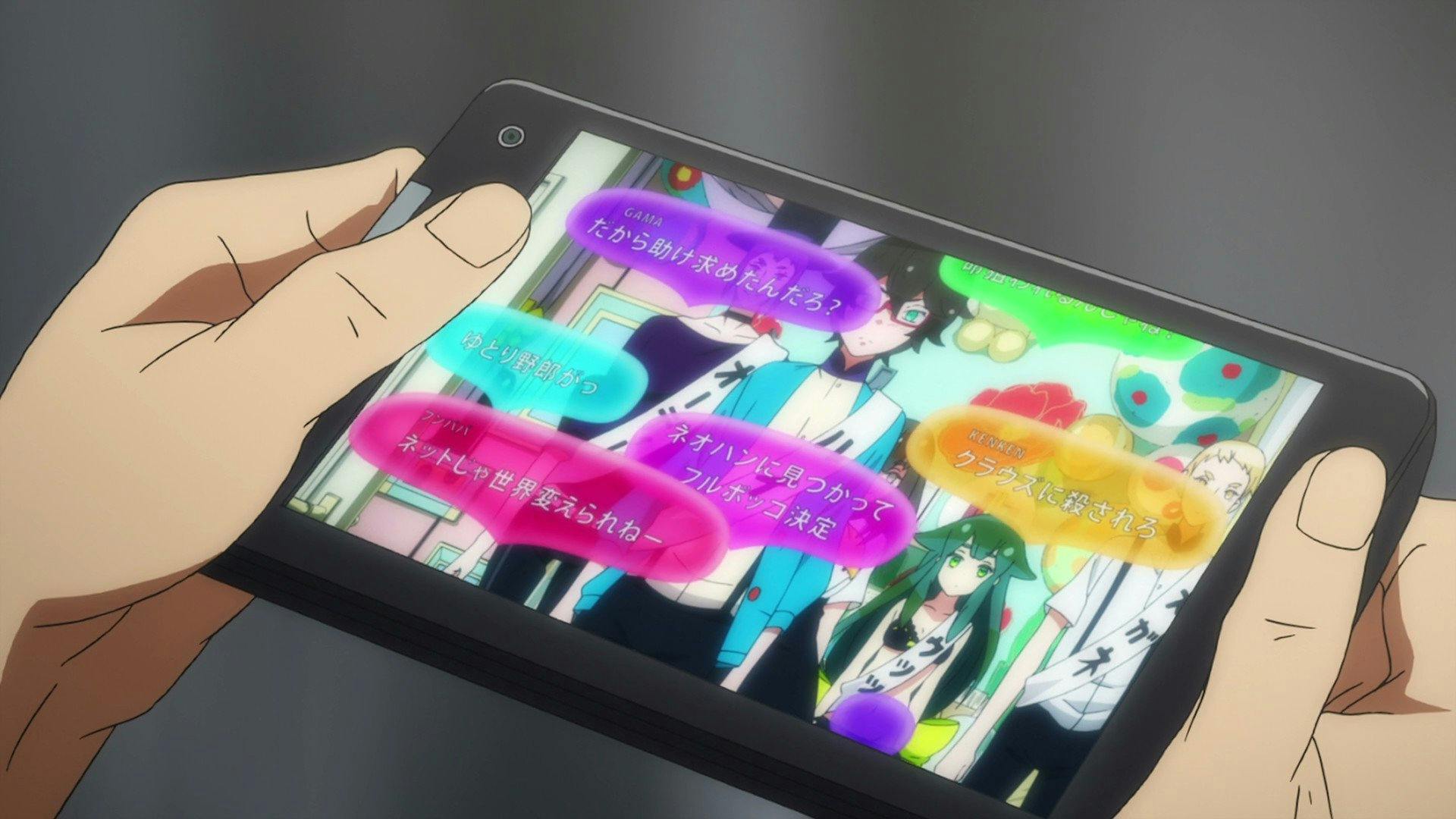 Gatchaman Crowds - episódio 1x9