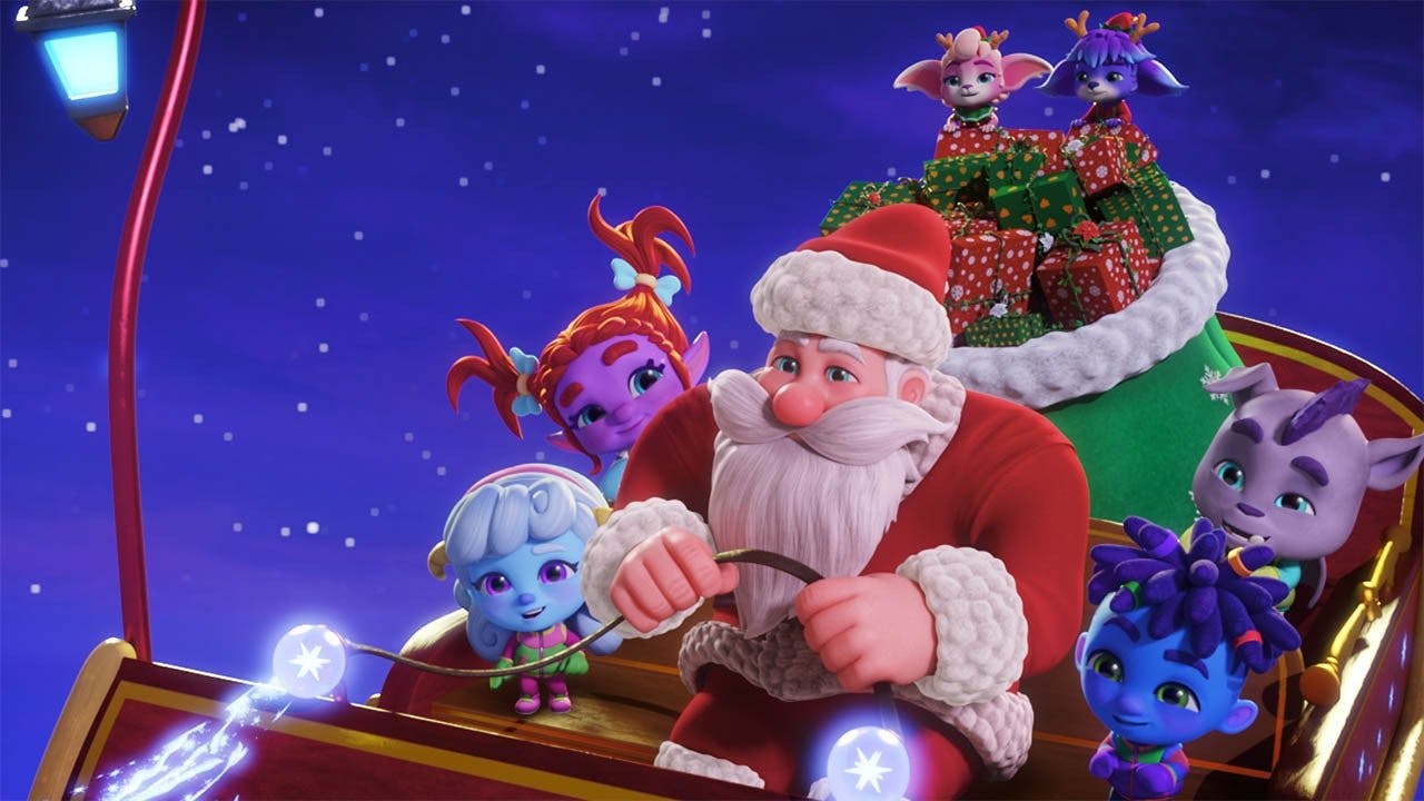 Super Monstros Ajudando o Papai Noel