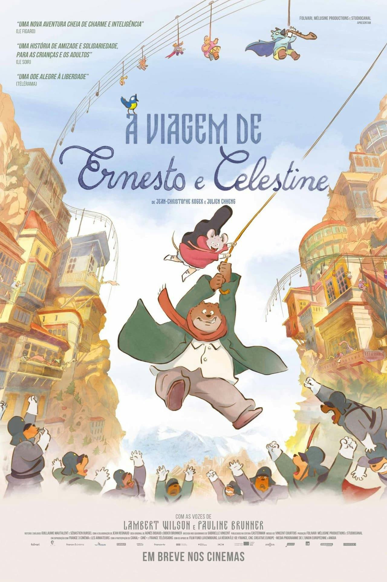 Assistir A Viagem de Ernesto e Celestine Online em HD