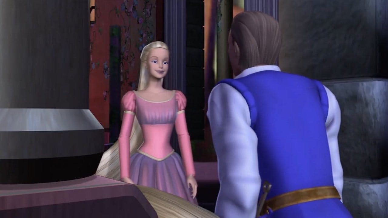 Barbie como Rapunzel