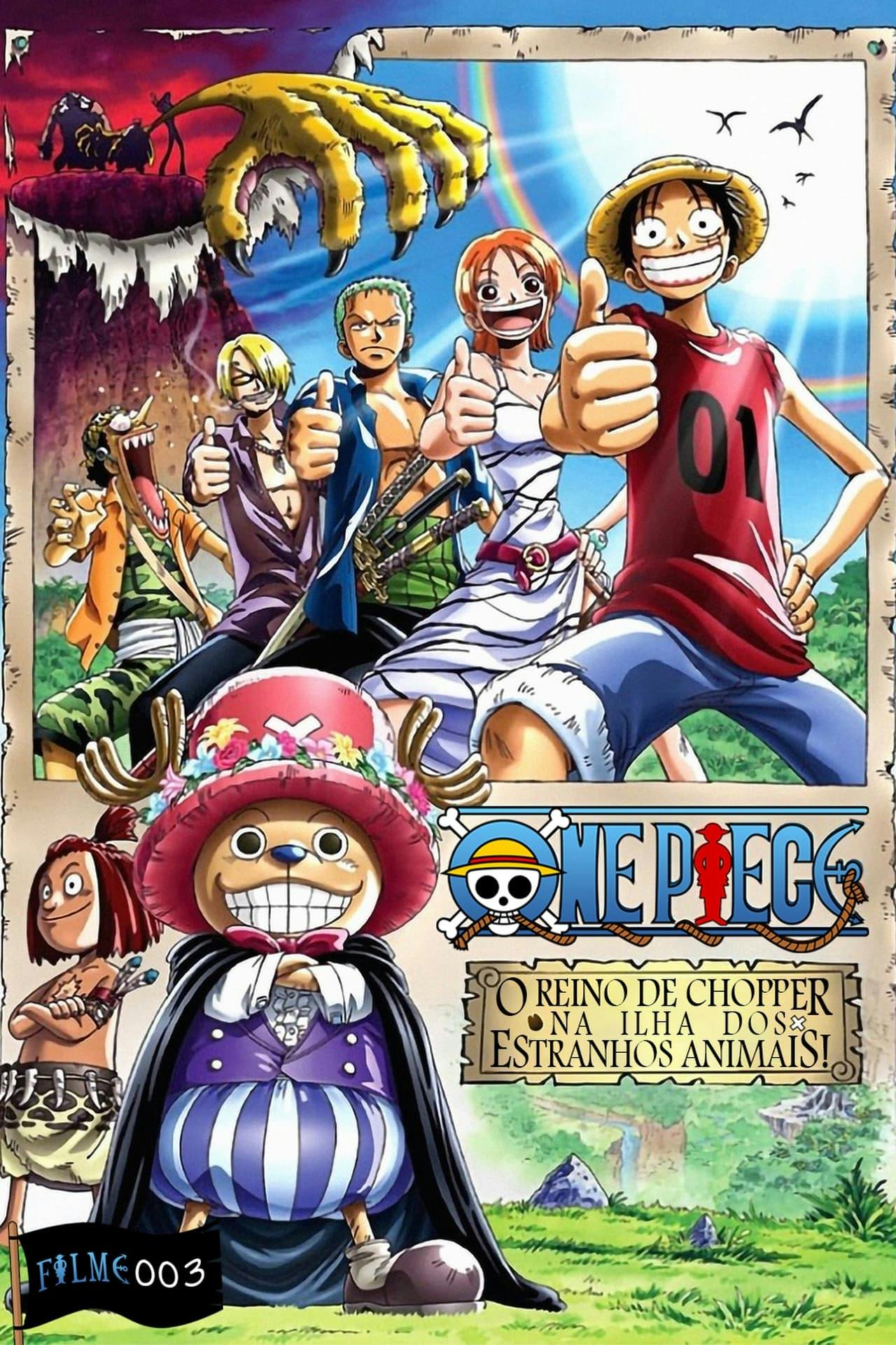 Assistir One Piece Filme 03: O Reino de Chopper na Ilha dos Estranhos Animais! Online em HD