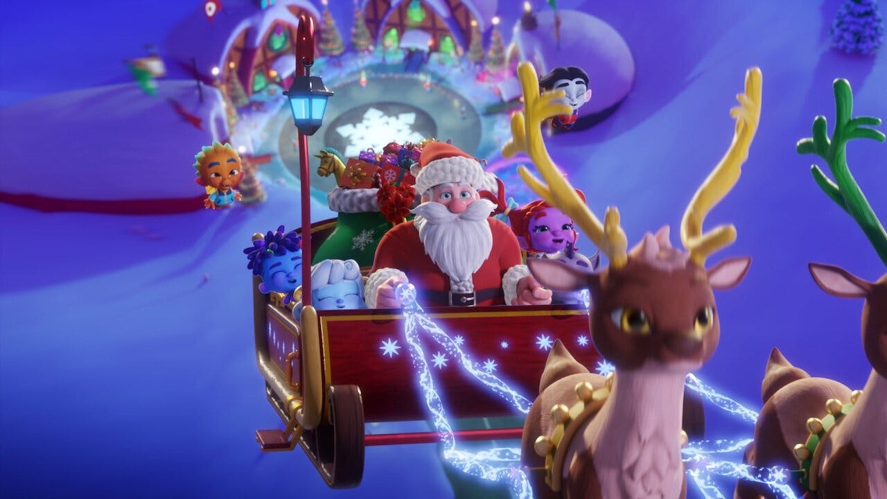 Super Monstros Ajudando o Papai Noel