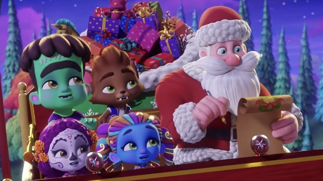Super Monstros Ajudando o Papai Noel