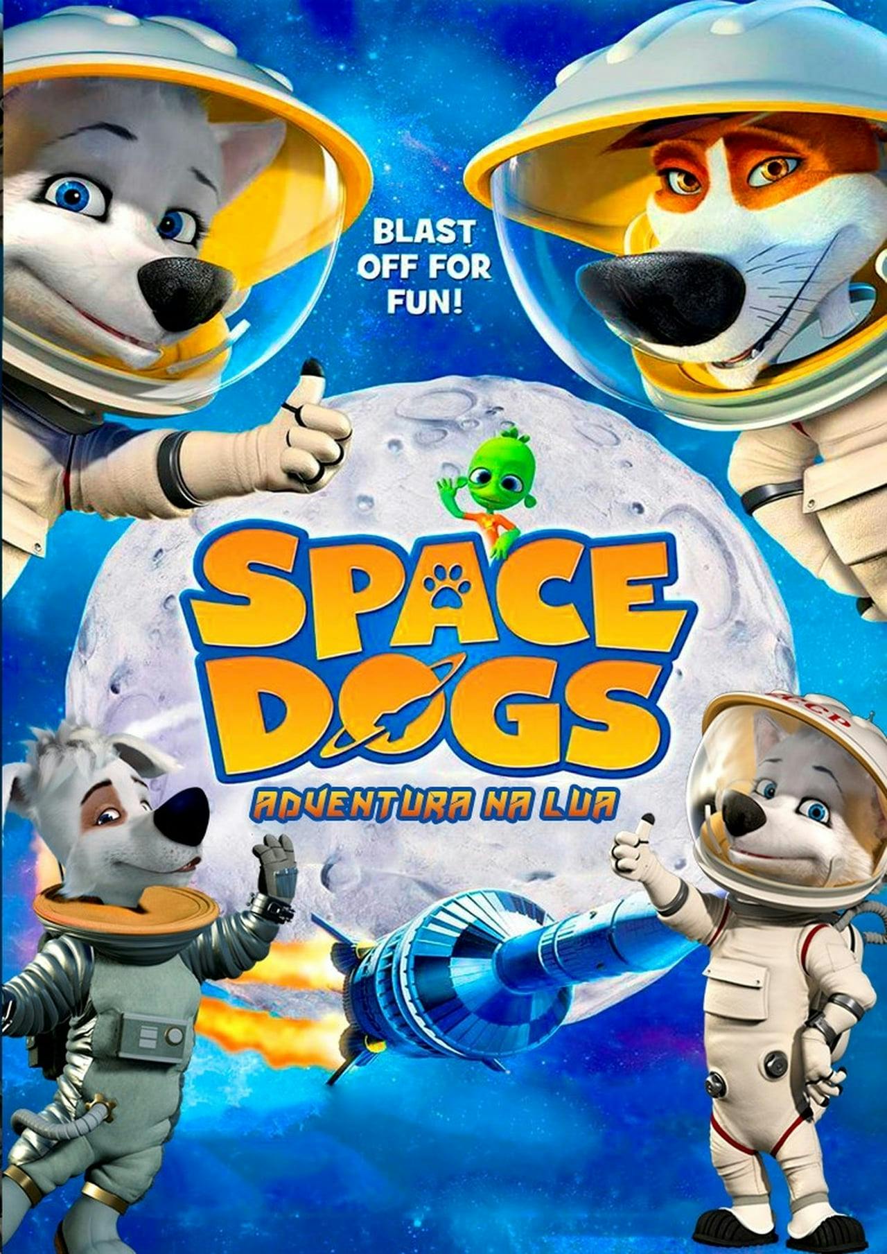 Assistir Space Dogs: Aventura na Lua Online em HD