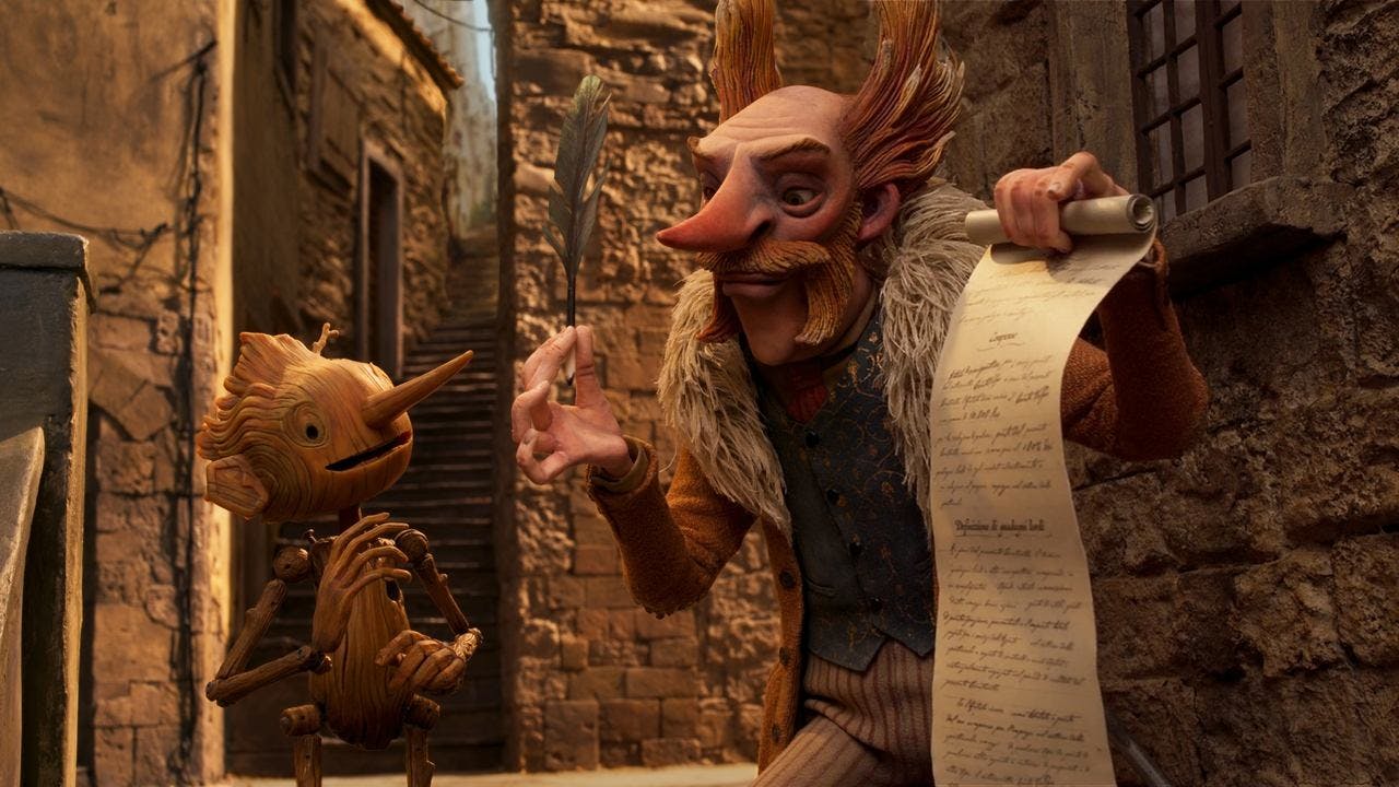 Pinóquio por Guillermo del Toro