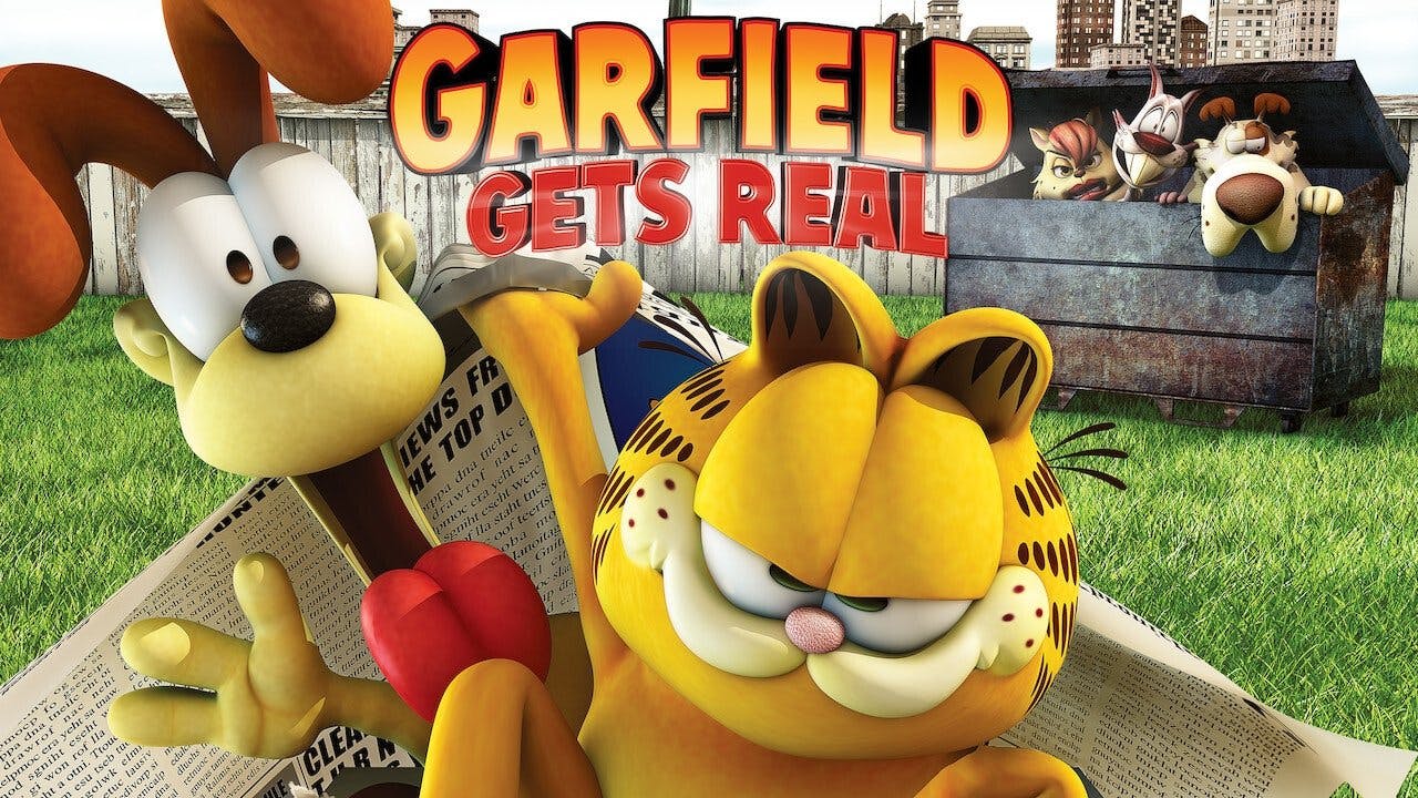 Garfield Cai Na Real