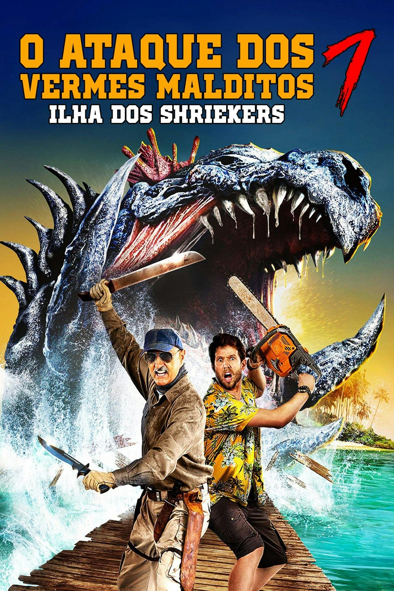 Assistir O Ataque dos Vermes Malditos 7: Ilha dos Shriekers Online em HD