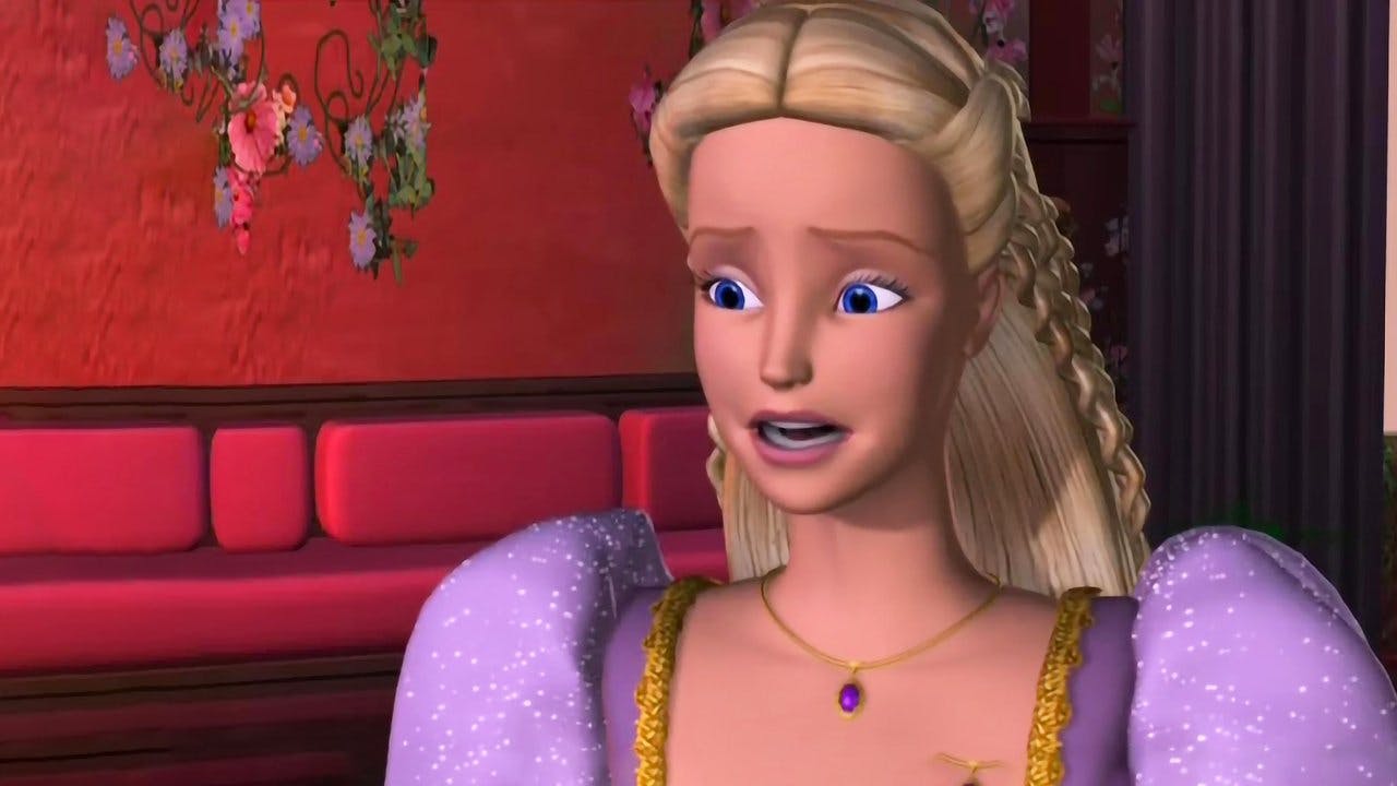 Barbie como Rapunzel
