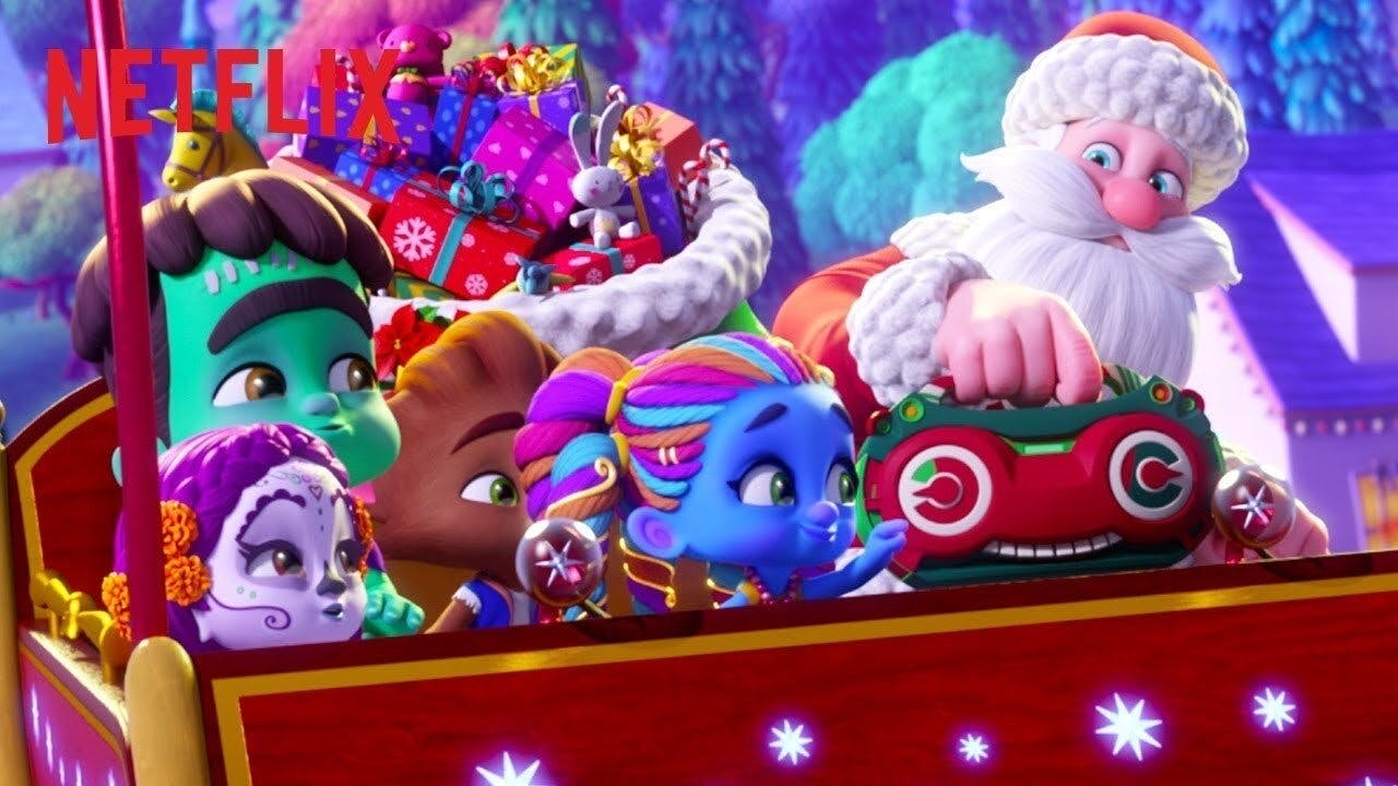 Super Monstros Ajudando o Papai Noel