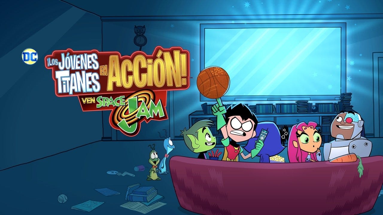Os Jovens Titãs Assistem A Space Jam