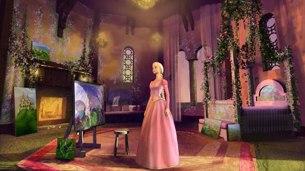 Barbie como Rapunzel