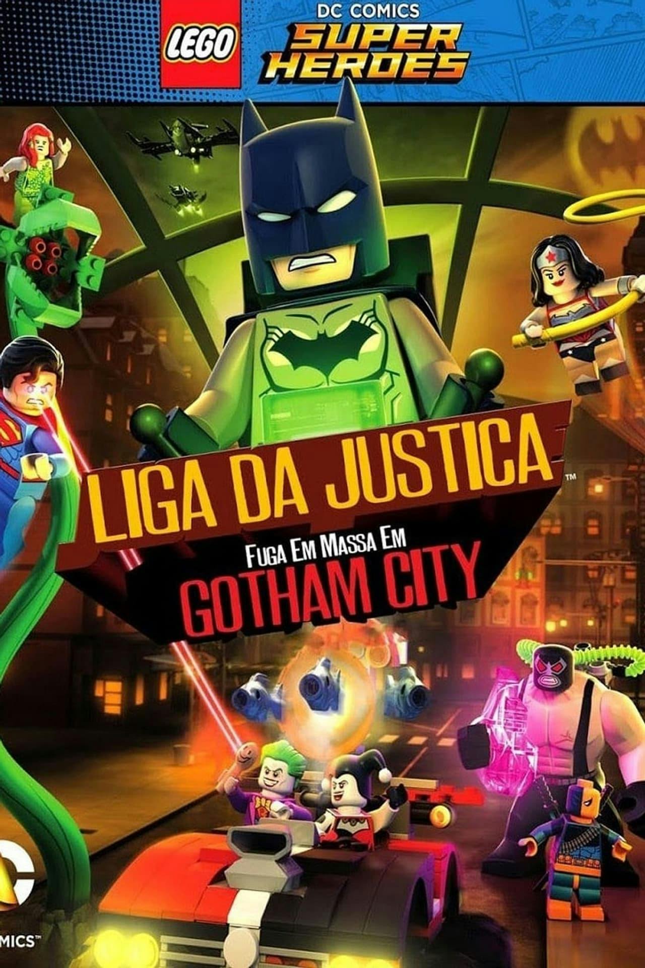 Assistir LEGO Liga da Justiça Fuga em Massa em Gotham City Online em HD