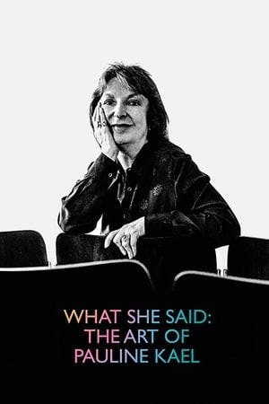 What She Said: The Art of Pauline Kael Online em HD