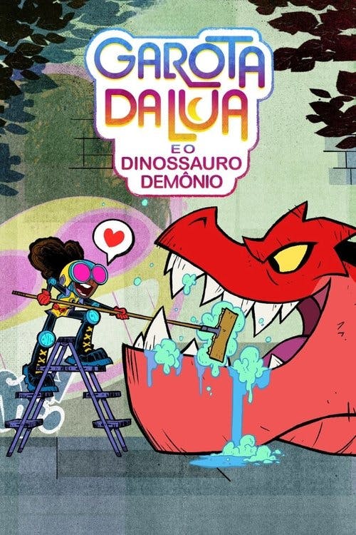 Garota da Lua e o Dinossauro Demônio poster
