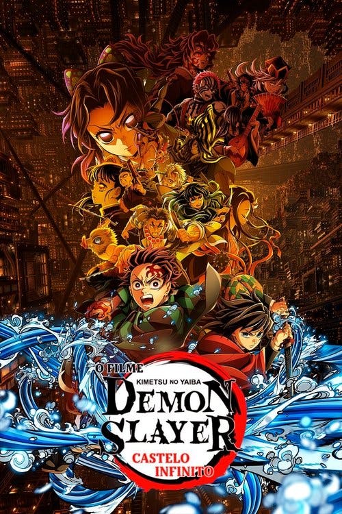 Demon Slayer: Kimetsu no Yaiba Castelo Infinito poster