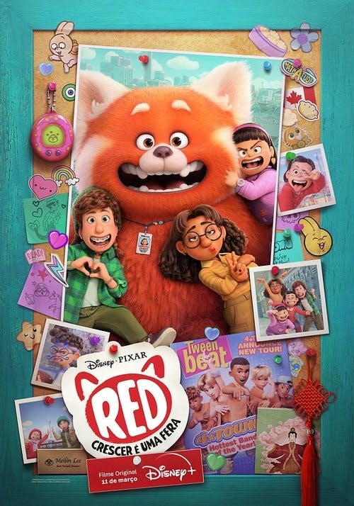 Red: Crescer é Uma Fera poster