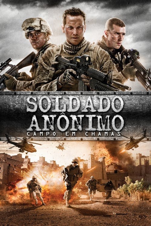 Soldado Anônimo - Campo Em Chamas poster