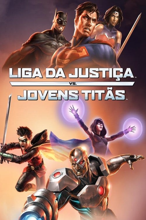 Liga da Justiça vs. Jovens Titãs poster