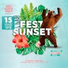 Fest sunset social media psd