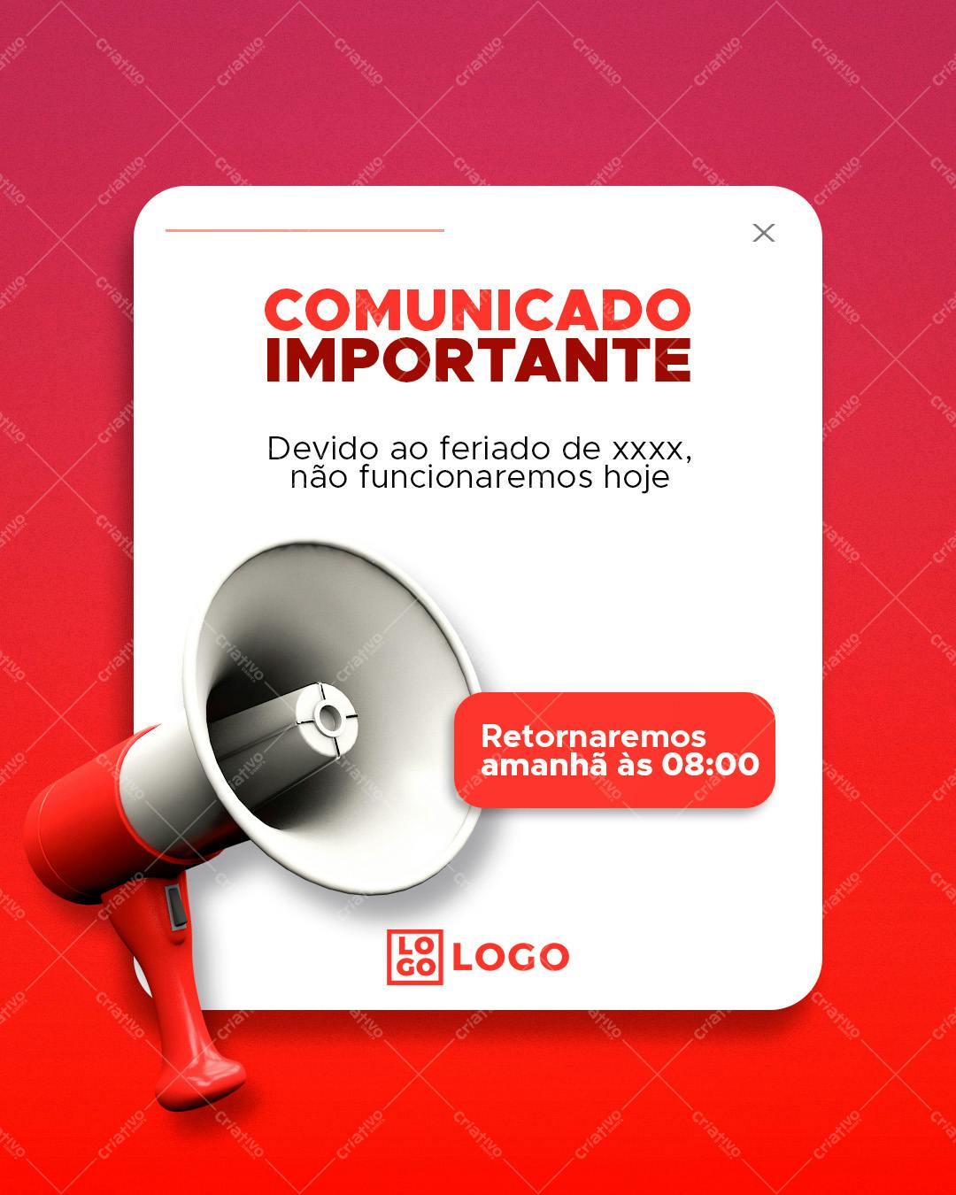 Modelo de Story para Feriado PSD Editável