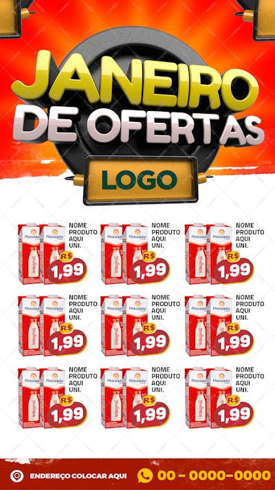 Janeiro De Ofertas Supermercado