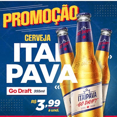 Itaipava Go Draft 355Ml - Promoção