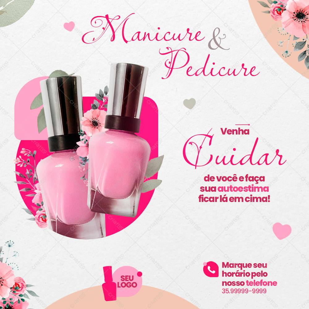 Manicure E Pedicure - Venha Cuidar Você