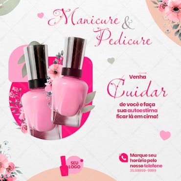 Manicure E Pedicure - Venha Cuidar Você