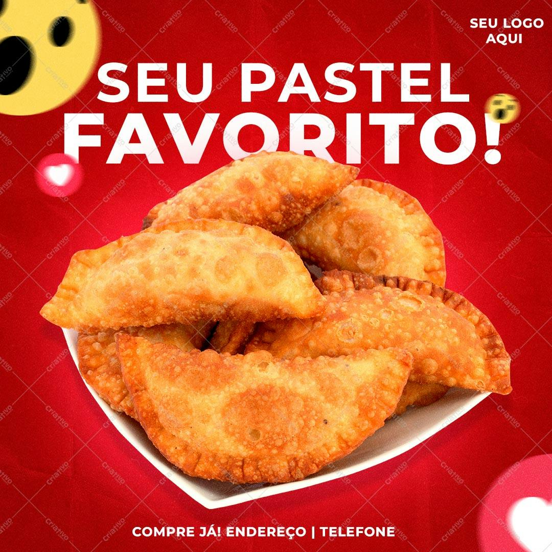 Post para Redes Sociais Pastel PSD Editável