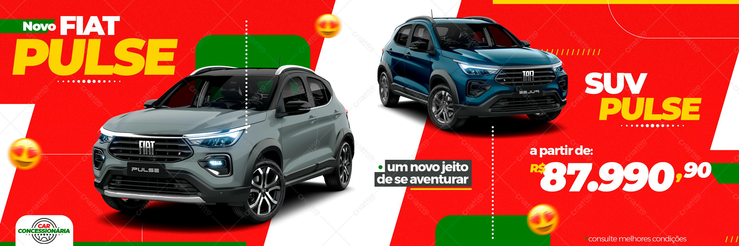 Banner Fiat Pulse SUV PSD Editável