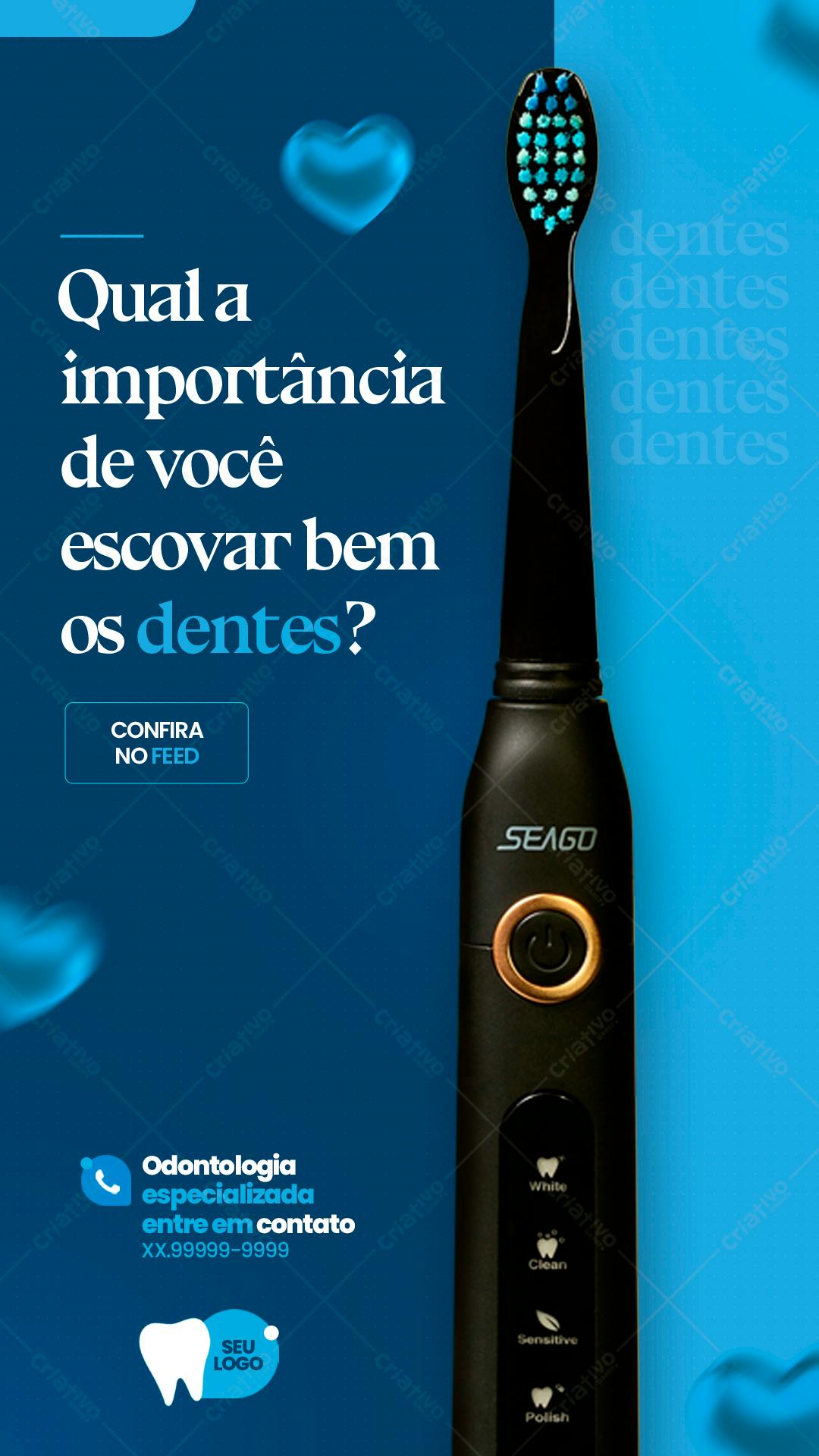 Modelo de Banner para Odontologia PSD Editável
