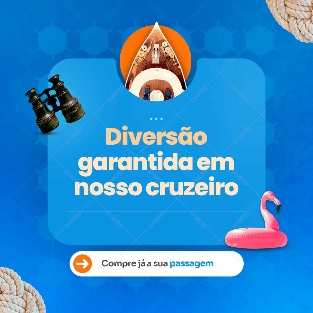 Post para Redes Sociais Cruzeiro PSD Editável