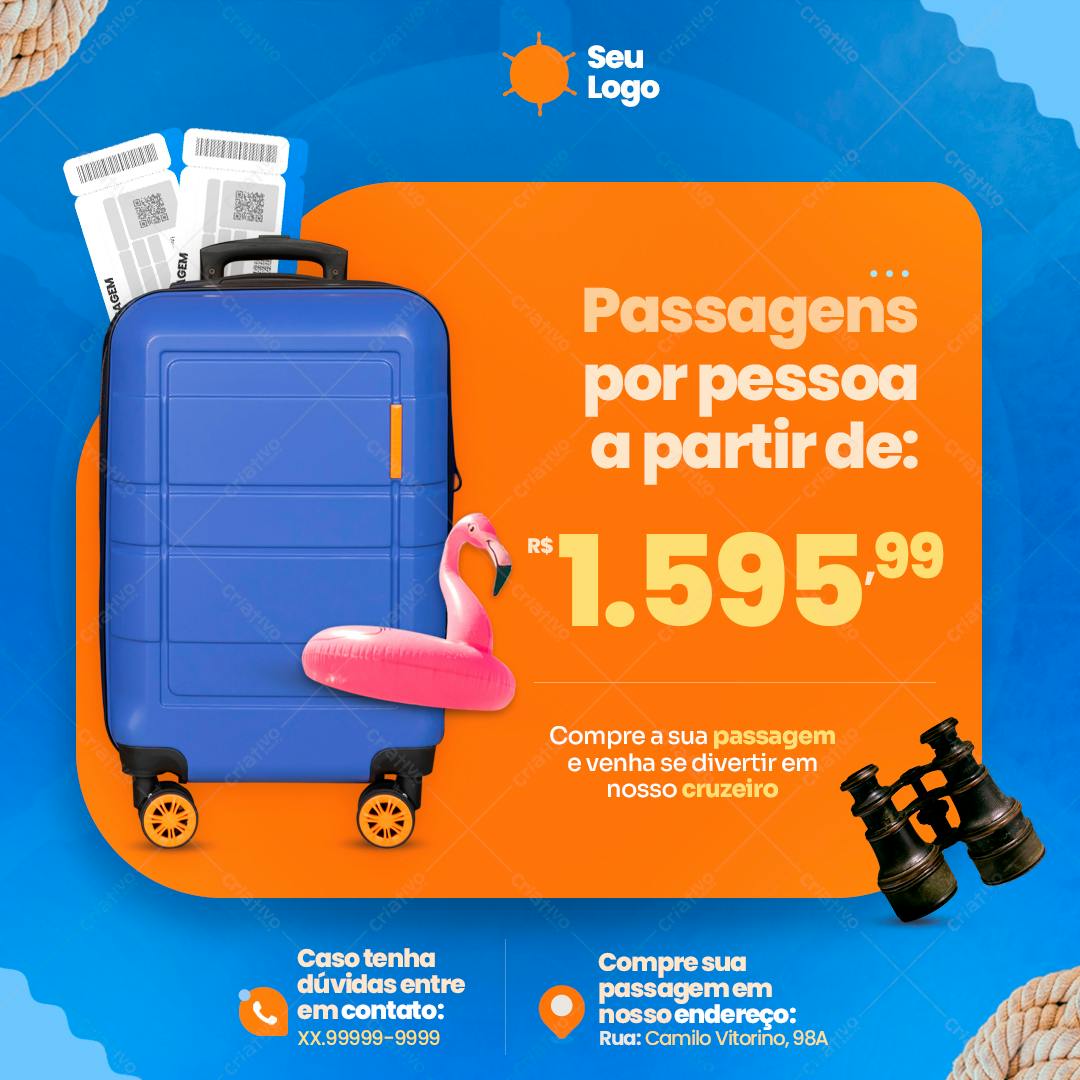 Post para Redes Sociais Cruzeiro PSD Editável