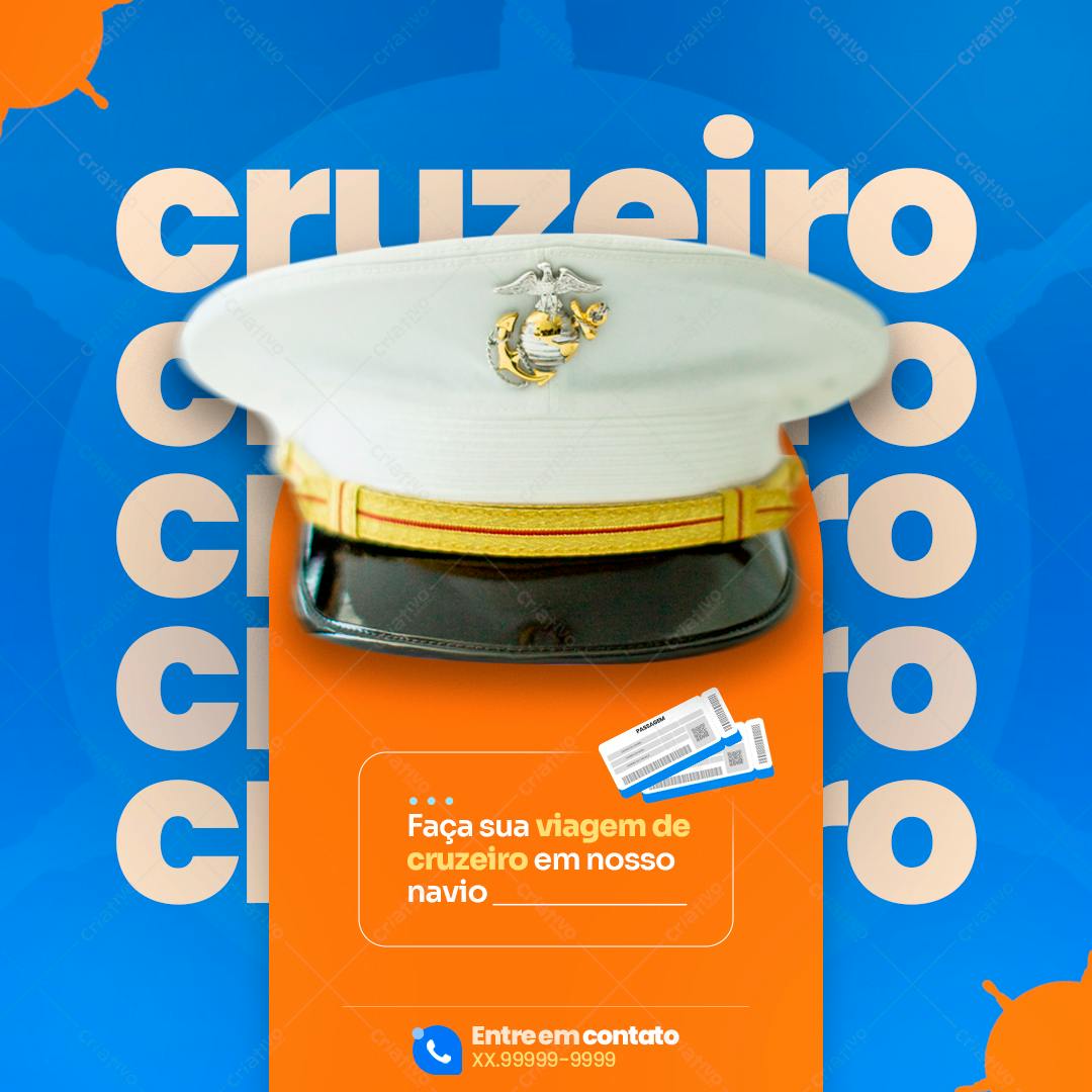 Post para Redes Sociais Cruzeiro PSD Editável