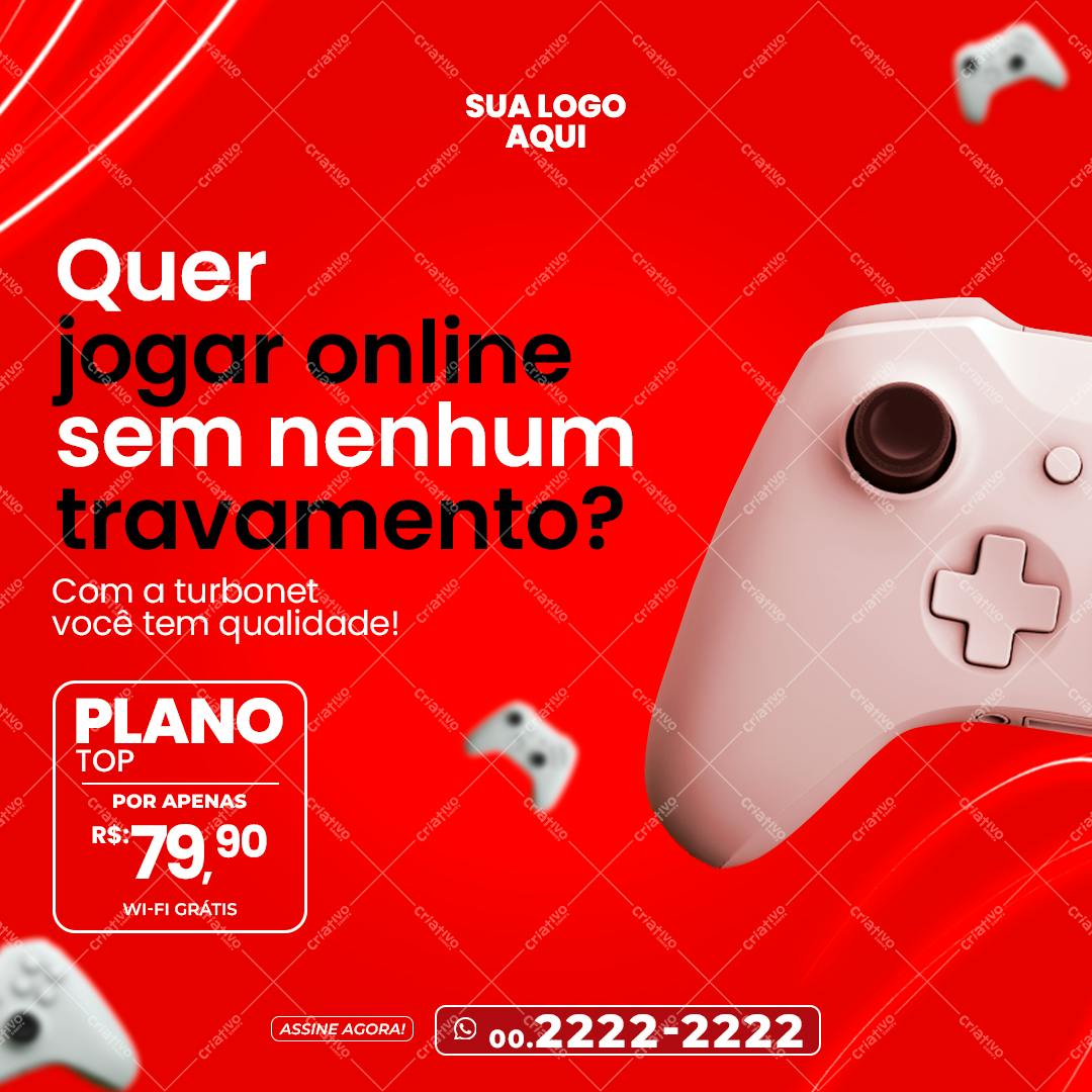 Banner para Promoção de Internet PSD Editável
