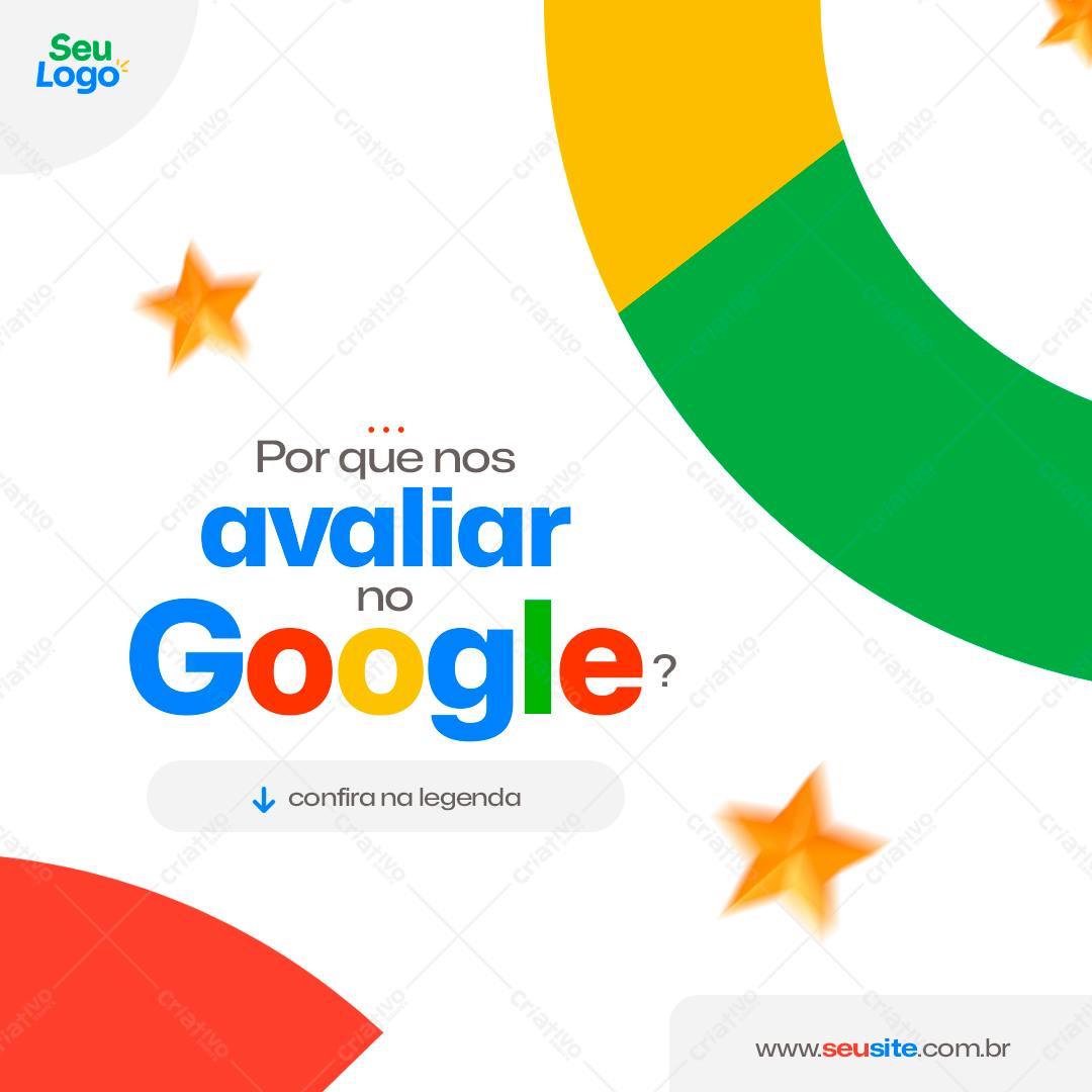 Banner para Avaliação Google PSD Editável