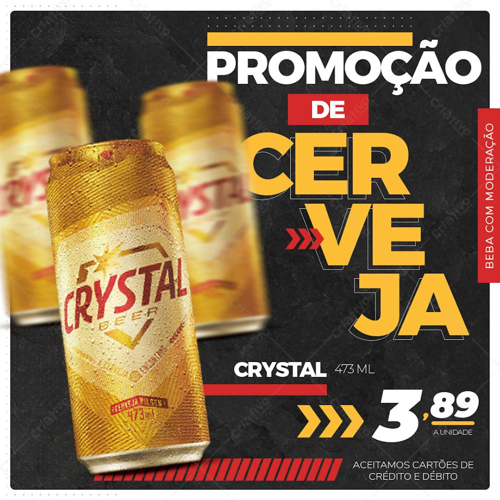 Cerveja Crystal - Promoção